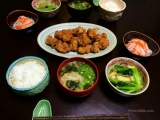 口コミ：九州野菜王国！野菜たくさんと唐揚げ定食の画像（1枚目）