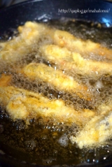 口コミ：出し殻を使った自家製タルタルソースで海老フライ＆サーモンフライの画像（10枚目）