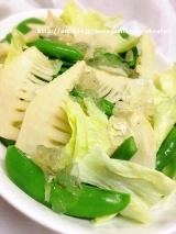 口コミ記事「たけのこと緑野菜のジュレサラダ」の画像