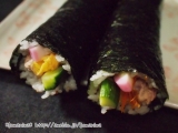 口コミ：★熊本・有明海産の一番摘み焼海苔　de 巻き寿司とおにぎらず　作ってみましたぁ♪の画像（10枚目）