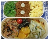 三色ご飯弁当