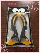 口コミ：♡DAJUJA ペンギンヘアクリップ♡の画像（3枚目）
