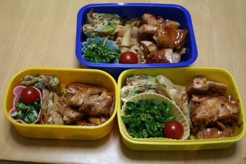 日々のお弁当＋子供の日の晩御飯の画像（2枚目）