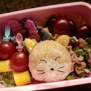 ニッコリ猫のデコ弁当♪