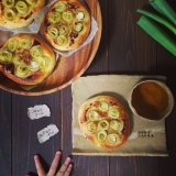 口コミ記事「オーブン陶土★ネギ味噌パン」の画像