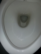 口コミ：トイレの縁裏をミズリーナで拭き取りましたの画像（1枚目）