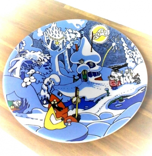 15年の時を経て飾られた雪景色の皿の画像（2枚目）
