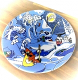 「15年の時を経て飾られた雪景色の皿」の画像（2枚目）