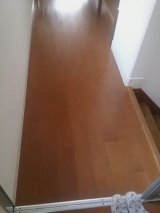 口コミ：新居に最適！床材メーカー推奨品『ハイテクフローリングコート』の画像（2枚目）
