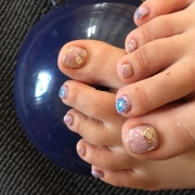 summer foot nail