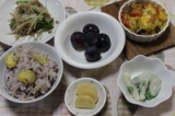 口コミ：美味しい沢庵と栗ご飯( *´艸｀)　　牛筋と大根の煮物の画像（5枚目）