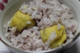 口コミ：美味しい沢庵と栗ご飯( *´艸｀)　　牛筋と大根の煮物の画像（3枚目）