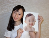 「赤ちゃんのときの写真」の画像
