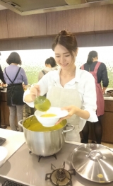 口コミ：浅田ゆうき先生腸活料理教室～かぼちゃのスープ～の画像（2枚目）
