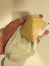 口コミ：ペリカン石鹸 蜂蜜ファミリー石鹸で全身泡パックの画像（6枚目）