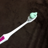 「緑の歯磨き粉♡」の画像