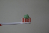 「緑色の歯磨き粉^^」の画像