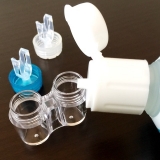 口コミ：asumiのハードコンタクト洗浄液と縦型ケース＠コンタクトケア用品、メニコンの画像（5枚目）