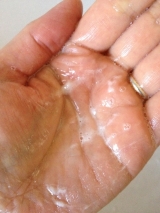 口コミ：生オリーブの力で肌をなで洗い。『ファイブケイ キヨエまるごと石けん』♡の画像（5枚目）