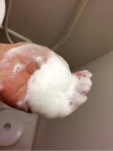 口コミ：アンティアンさんの手作り洗顔石鹸ラベンダーハニーの画像（3枚目）
