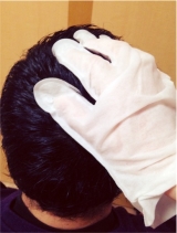 口コミ：非常袋に入れておきたい！本田洋行『からだふき手袋』と『シャンプー手袋』を使ってみたの画像（1枚目）