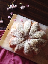 口コミ：桜の形のパン。の画像（4枚目）