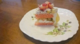 口コミ：母の日に「レンジで作るいちごケーキミックス」で感謝のケーキ作り♪｜カナダと日本のハーフキッズモデルのニコニコブログ♪の画像（1枚目）