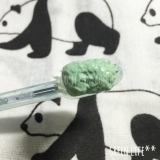 「緑のプルプル歯磨き粉！」の画像