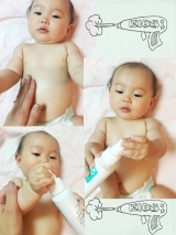 口コミ：
  赤ちゃんのアトピー肌に♡apinas クリアミルク
の画像（4枚目）