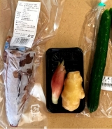 口コミ：
  かつおのたたき、揚げゴボウとエリンギのサラダ☆今週の献立食材お試しセット＠ローソンフレッシュ
の画像（4枚目）