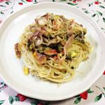 今夜はちょっと趣向を変えて、ゴーヤと#オホーツク の#素麺チャンプルー ♪蟹の旨味と夏野菜で元気になれそうだ( ´ ▽ ` )ﾉ#冷やし中華 も良いけど、炒めてもGoodですよー♪#冷…のInstagram画像