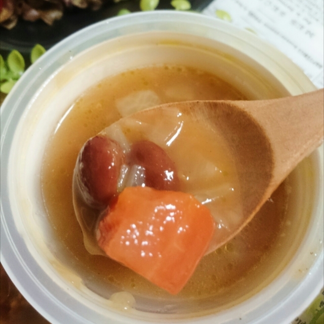 口コミ：【うちごはん】夏でも温かいスープを♪モンマルシェのレンジカップスープの画像（4枚目）