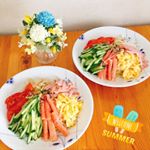 .モニプラさんから届いた『オホーツク』で、冷やし中華を作りました。美味しい〜！😋👍のInstagram画像