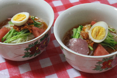 口コミ：烏骨鶏のゆで卵入り盛岡冷麺♪の画像（4枚目）