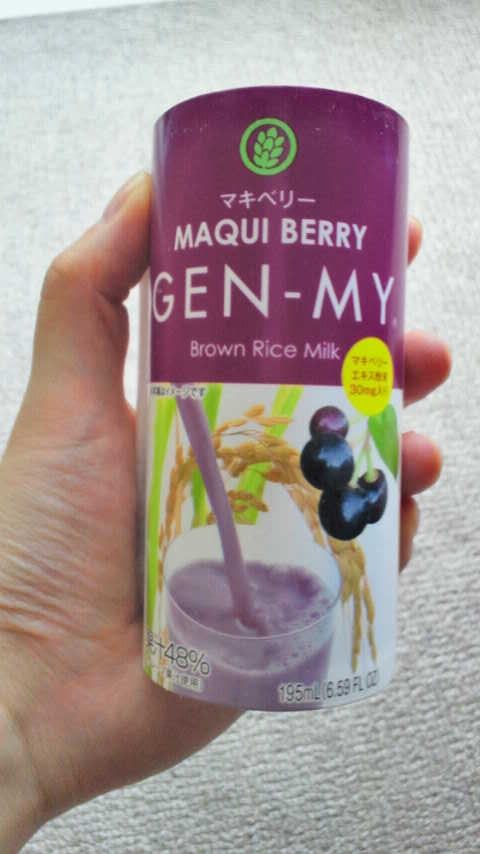 口コミ：ライスミルク「マキベリーGEN-MY」飲んでみましたの画像（2枚目）