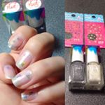 paのシロップネイル使ってみたよ♡明日は家族でプールへいくので涼しげに🎐ウォータースライダーも楽しみっ♡#ディアローラ #シロップネイル #paネイル #moniplaのInstagram画像