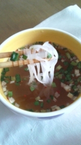口コミ：選べるスープ＆フォー赤のアジアンスープ緑のアジアンスープの画像（1枚目）
