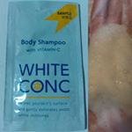薬用ホワイトコンク　ボディシャンプーのモニターのご紹介です。グレープフルーツの香りがします。洗い流すと素早い泡切れ。グリチルリチン酸ジカリウムが配合されており、メラニンを含んだ古い角質を綺…のInstagram画像