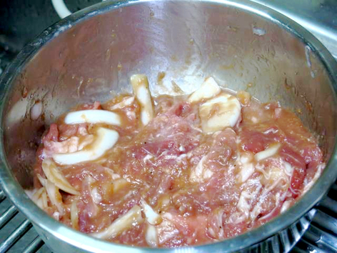 口コミ：今日の晩ご飯/スキレットで簡単調理！「豚肉のケチャップ炒め煮」の画像（3枚目）