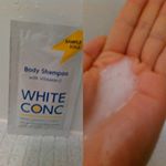 薬用ホワイトコンク　ボディシャンプーのモニターをしました。グレープフルーツのいい香りにとても癒されます。モコモコの泡で、泡の感触も柔らかくて洗い上がりサッパリします。メラニンを含んだ古…のInstagram画像