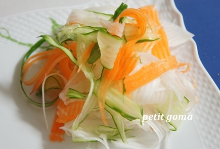 口コミ：●モニプラ●おしゃれなサラダが作れる♪ののじ根菜フリルサラダ・削り～なの画像（5枚目）