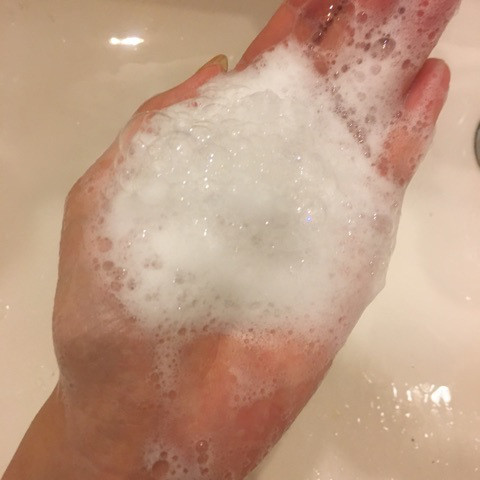 口コミ：モニター☆アンティアン 手作り洗顔石鹸クイーンオブソープ ラベンダーハニーの画像（2枚目）