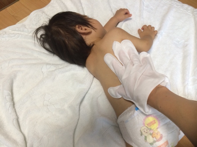 口コミ：本田洋行さんの「からだふき手袋」でサッパリの画像（3枚目）