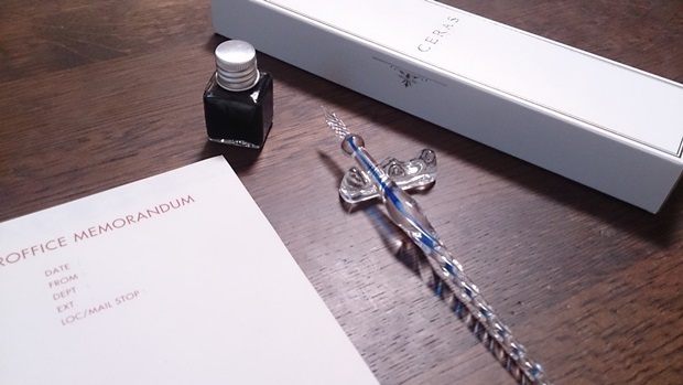 口コミ：特別な人に素敵なペンを #ガラスペン #セラス #万年筆 #贈り物 #GlassPen #文房具の画像（3枚目）