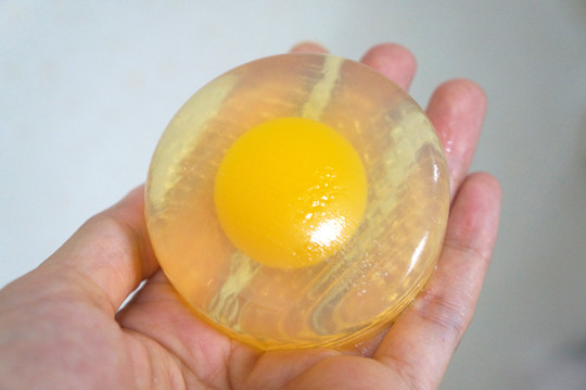 口コミ：
  卵の殻膜成分が入った「たまらん石鹸」
の画像（4枚目）