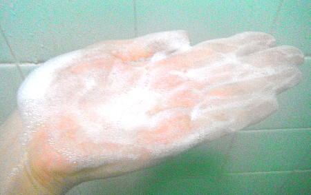 口コミ：アンティアンの人気No,1手作り洗顔石鹸クイーンオブソープ「ラベンダーハニー」の画像（4枚目）