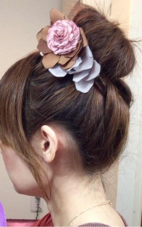 口コミ：「Kraso」ささっと華やか後ろ姿になれるお花ヘアクリップ♡の画像（12枚目）