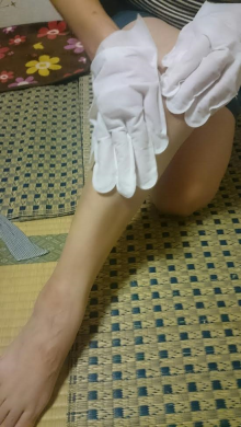 口コミ：
  介護や災害時に・・入浴できない時に！さっぱりシャンプー手袋！
の画像（13枚目）