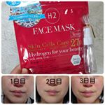 #株式会社kyo Tomo さんの真水素フェイスマスク 使ってみました🎵乾いたシートマスクを顔にあてながら、水を吹き付けることで20分以上水素が発生し続け、肌に直接水素が届くというもの。使…のInstagram画像