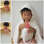 美容系男子？！息子がかなり気に入ったらしい #レイヴィー #クリームバス @leivy_japan ピンクが好きな息子好みの可愛いボトルで香りも良いからな♥「い～匂い～♪」とご機嫌でお風呂に入っていま…のInstagram画像
